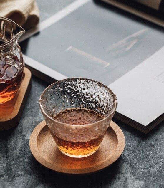 180 ml Japanese Style First Snow Glass - 4 pcs - mokupark.com