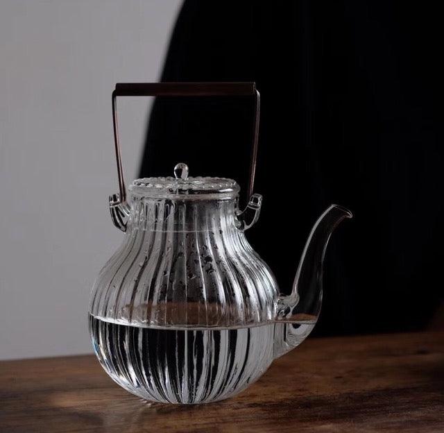 Japanese Hammer Pattern Petal Teapot - mokupark.com
