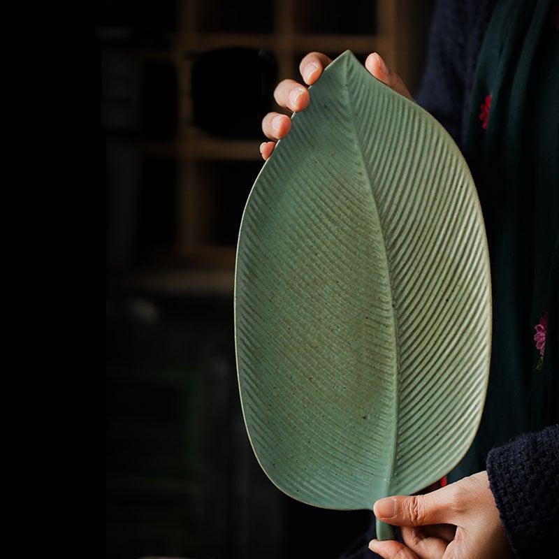 Copy of Japanese Ceramic Tea Tray | Dessert Plate - mokupark.com