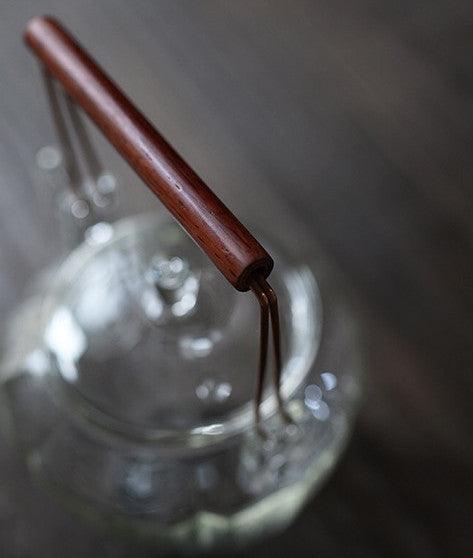Japanese-style Heat-resistant Glass Handmade Hammer Pattern Small Teapot - mokupark.com