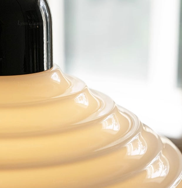 350mm Disc Glass Retractable Pendant