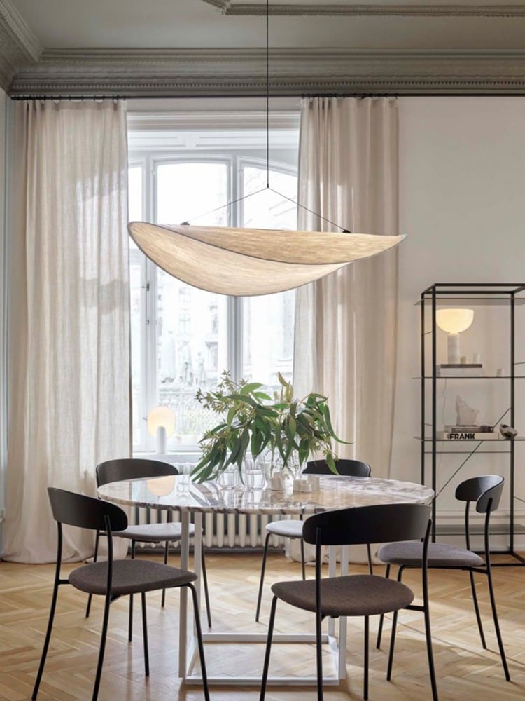 Crisp Silk Pendant Light
