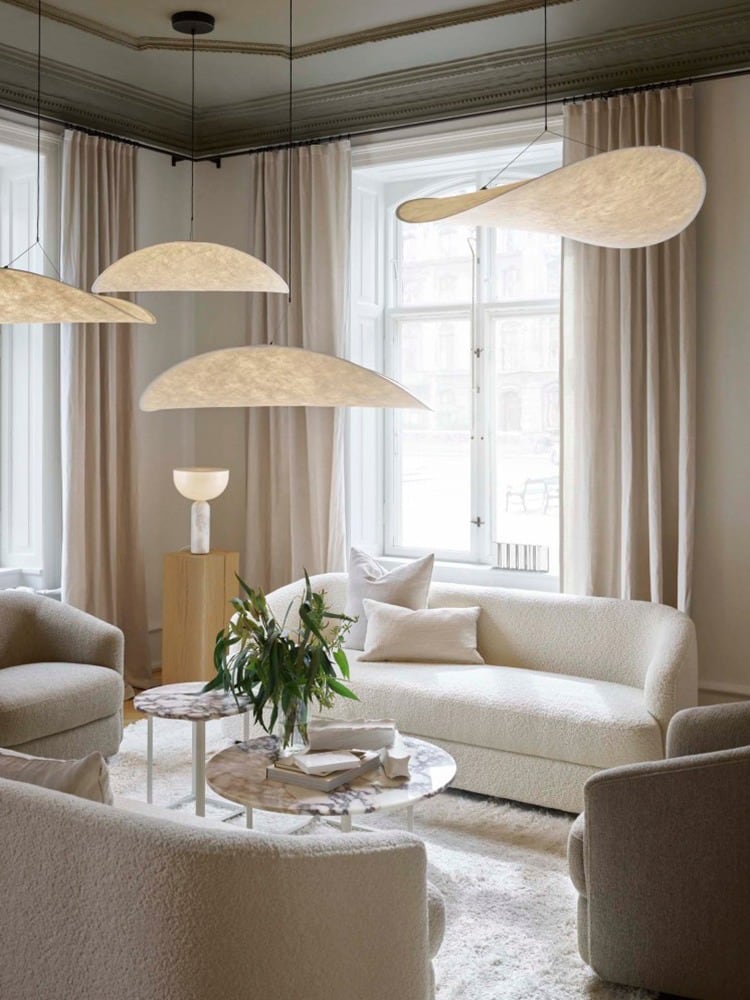 Crisp Silk Pendant Light