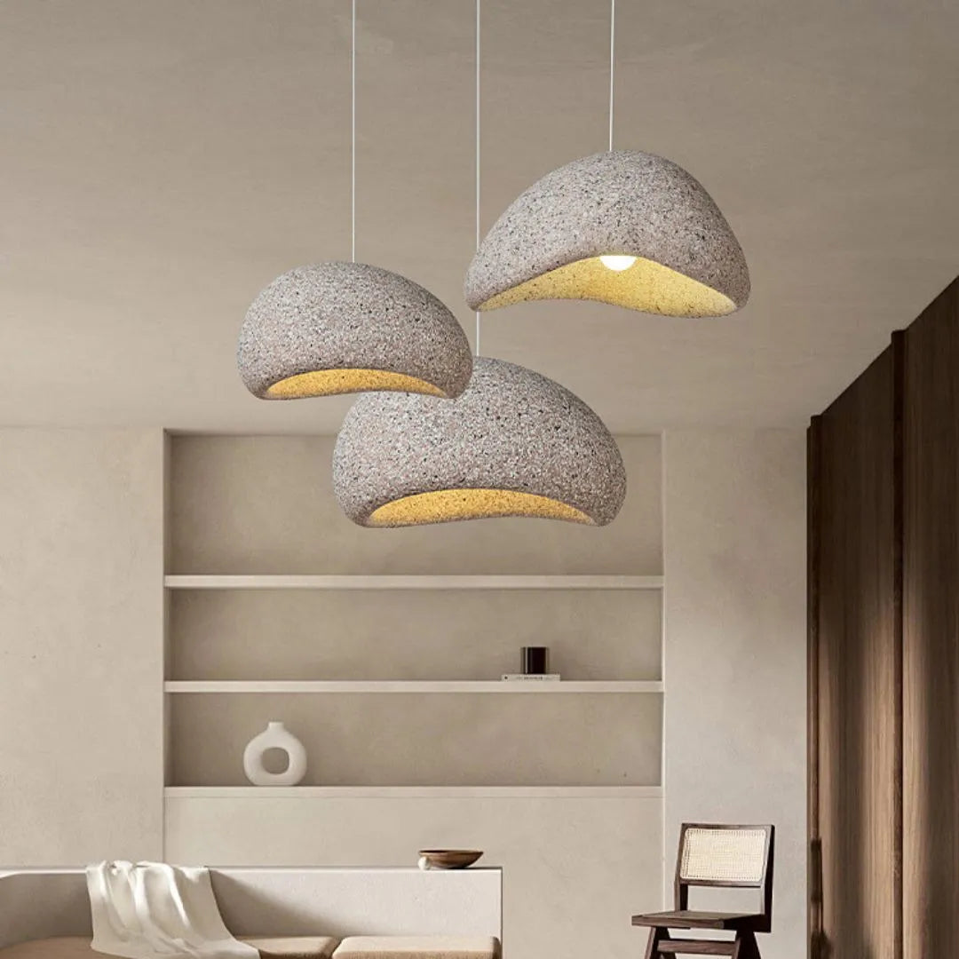 Aoshi - A | Wabi-sabi Style Resin Pendant Light