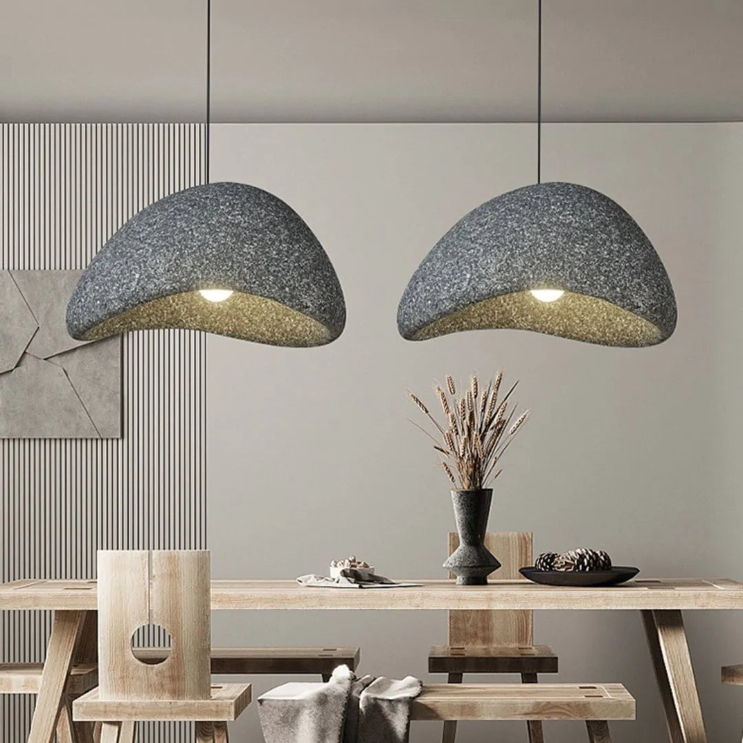 Aoshi - A | Wabi-sabi Style Resin Pendant Light