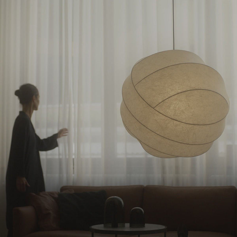 C4 Orb Silk Pendant Light