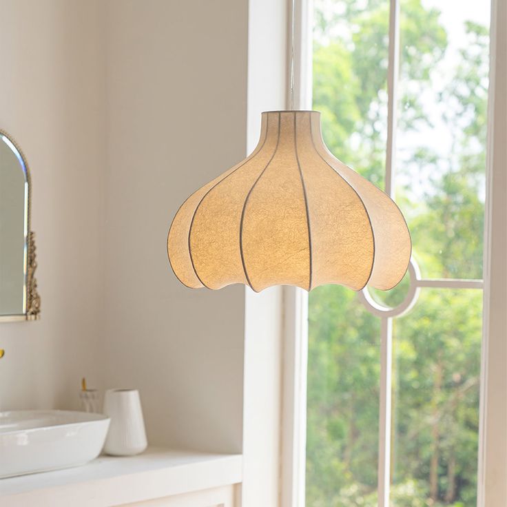 CL-Onion Silk Pendant Light