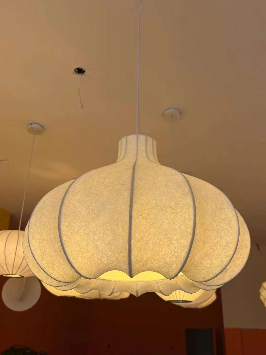 CL-Onion Silk Pendant Light
