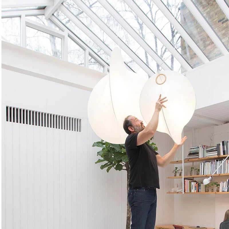 Cherry Silk Pendant Light