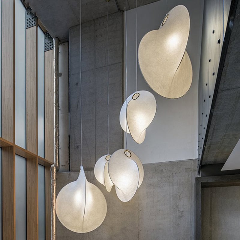 Cherry Silk Pendant Light