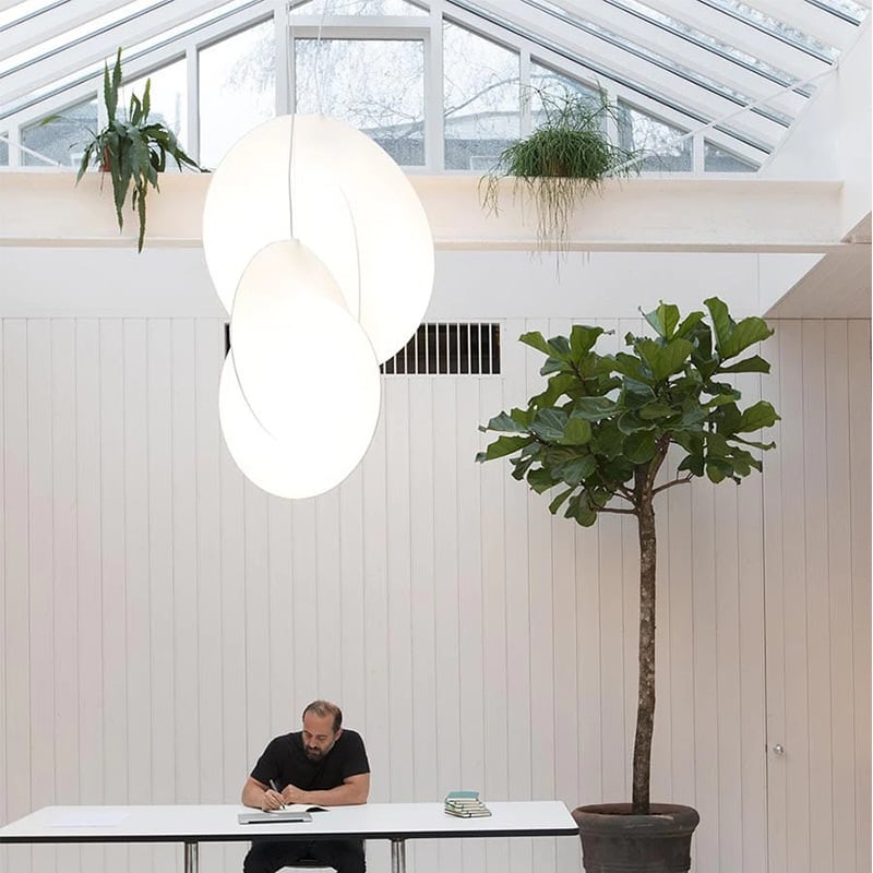 Cherry Silk Pendant Light