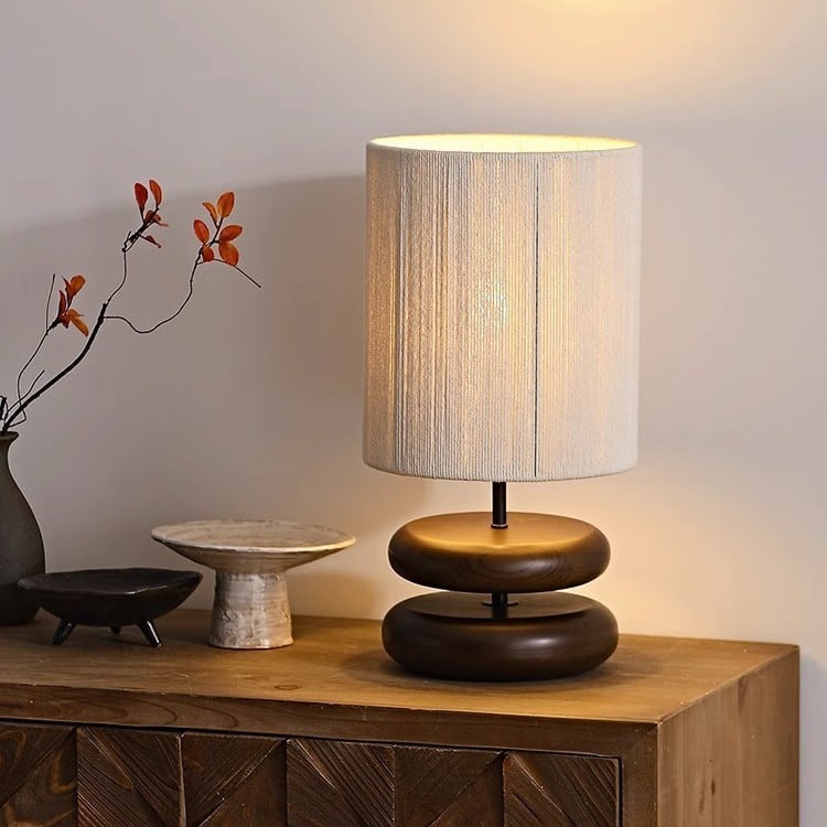 HINOKI Stack Wood Table Lamp