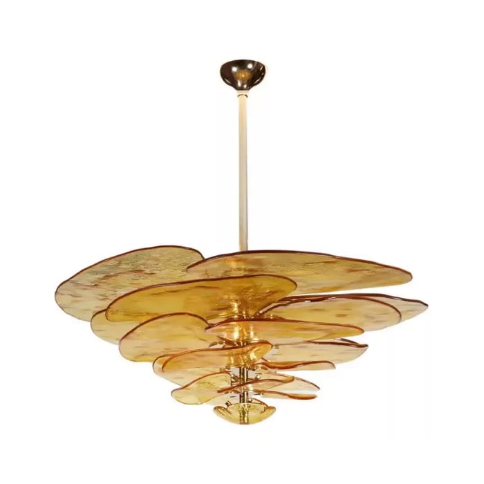 Lilypad Glass Chandelier | Pendant Light