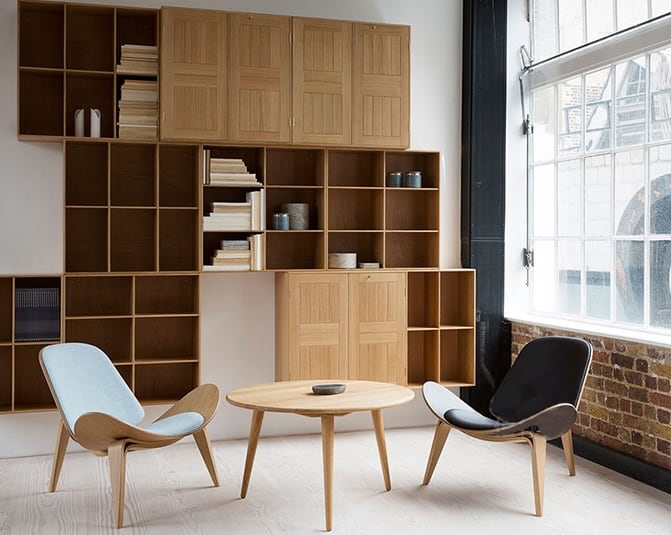 MP Shell Chair - Classic Lounge Chair | Reading Chair in Leather