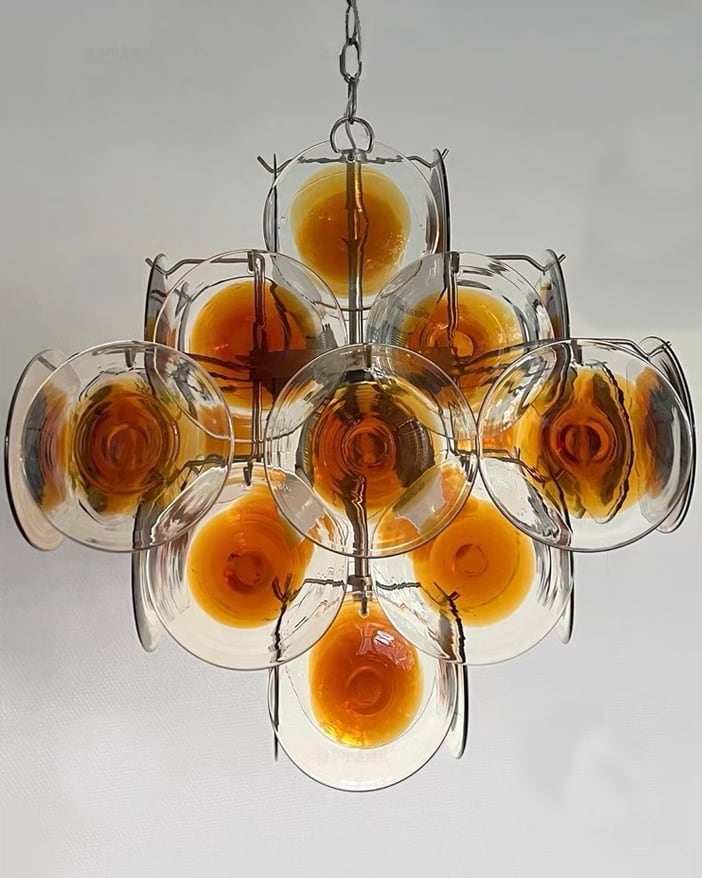Murano W57 Dimple Glass Chandelier / Pendant Light