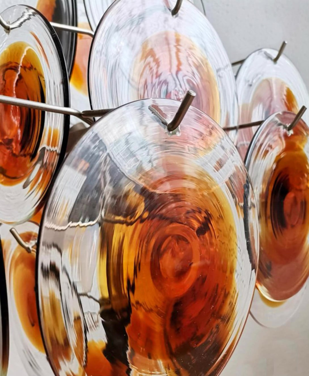 Murano W57 Dimple Glass Chandelier / Pendant Light