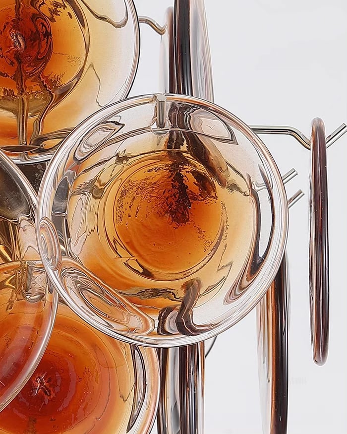 Murano W57 Dimple Glass Chandelier / Pendant Light