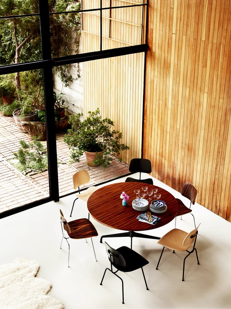 MP DCW - Classic Dining Chair in Stainless Steel & Plywood