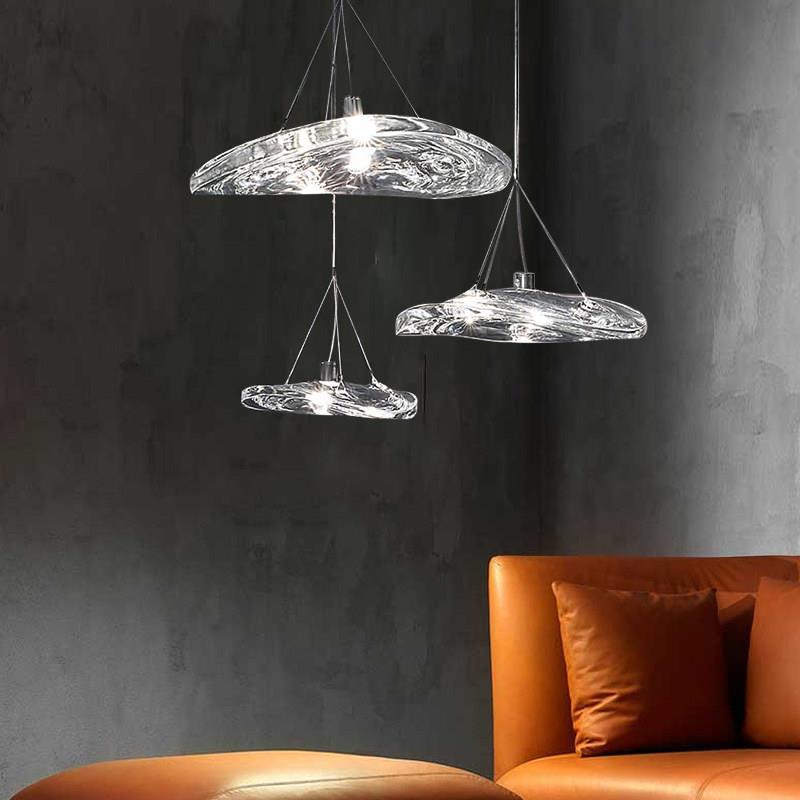 Glass Waves Pendant Light