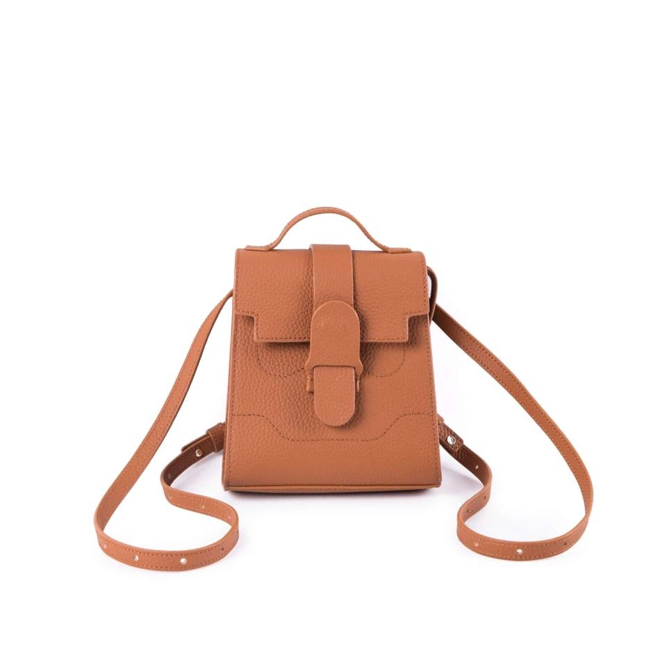 Alunna Style Mini Commuter Backpack | Handbag | Crossbody Bag in Leather