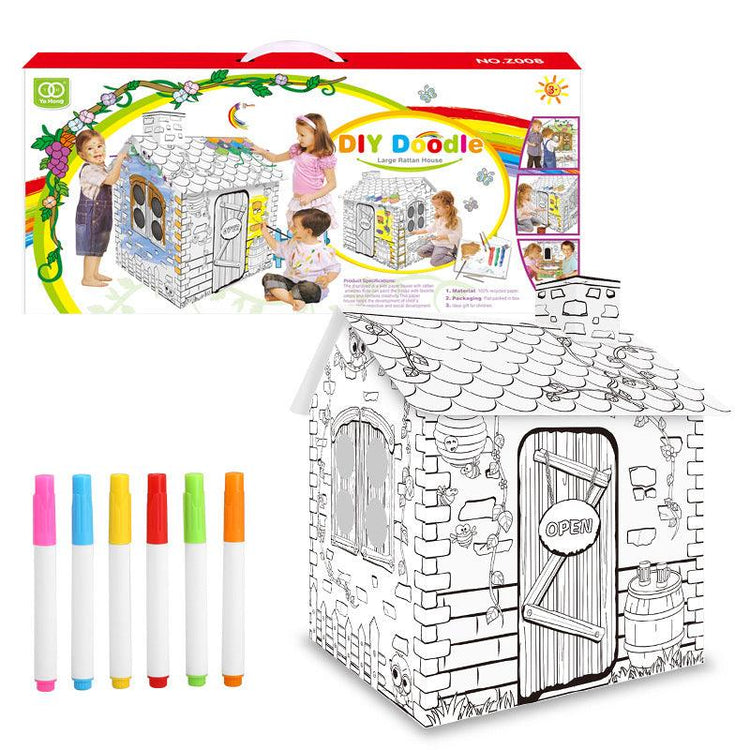 DIY Doodle Paper Creative Infinite House - mokupark.com