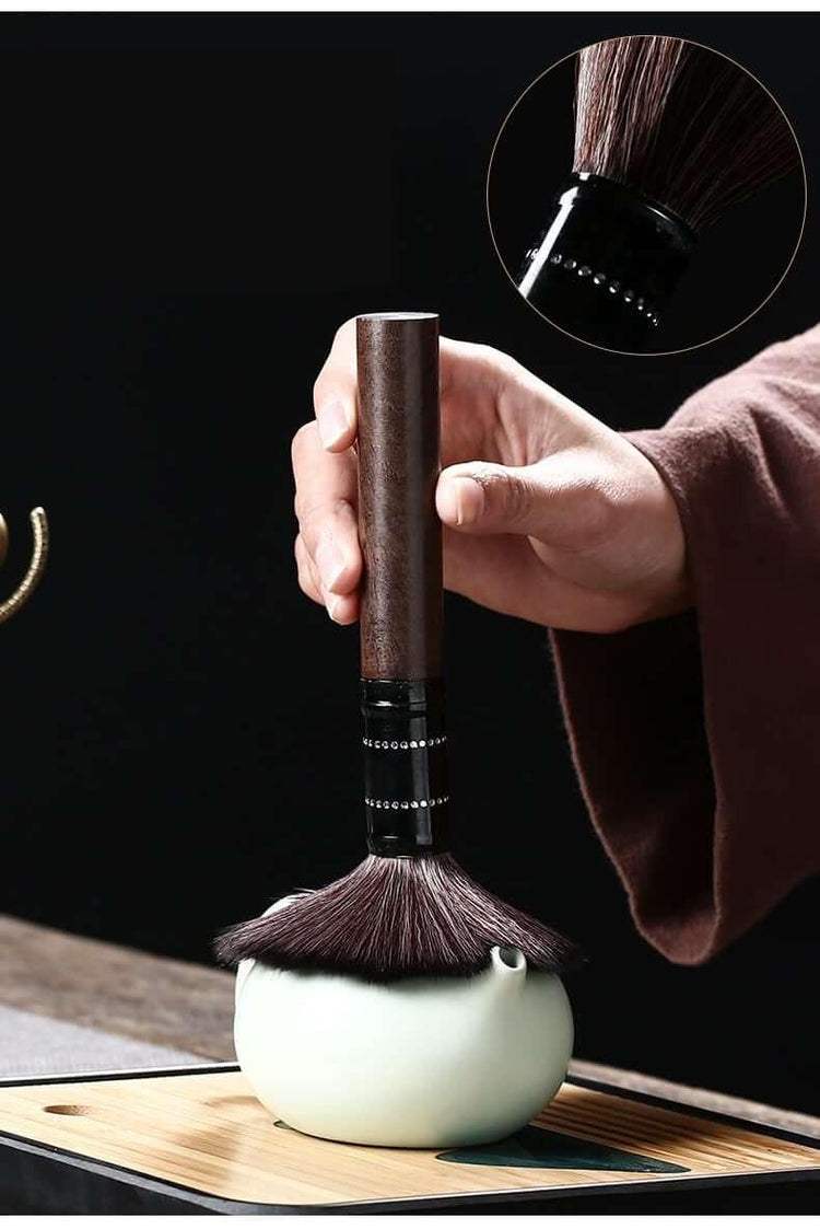 Glass & Solid Wood Tea Ceremony Six Gentlemen Tea Accessories Set - mokupark.com