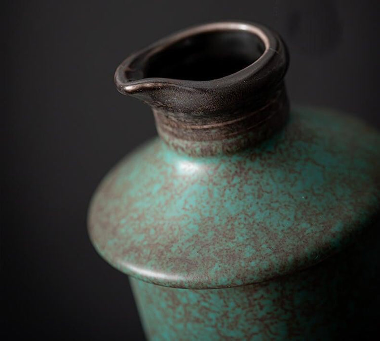 Japanese Style Warm Sake Ware Ceramic Sake Set - 3 pcs - mokupark.com