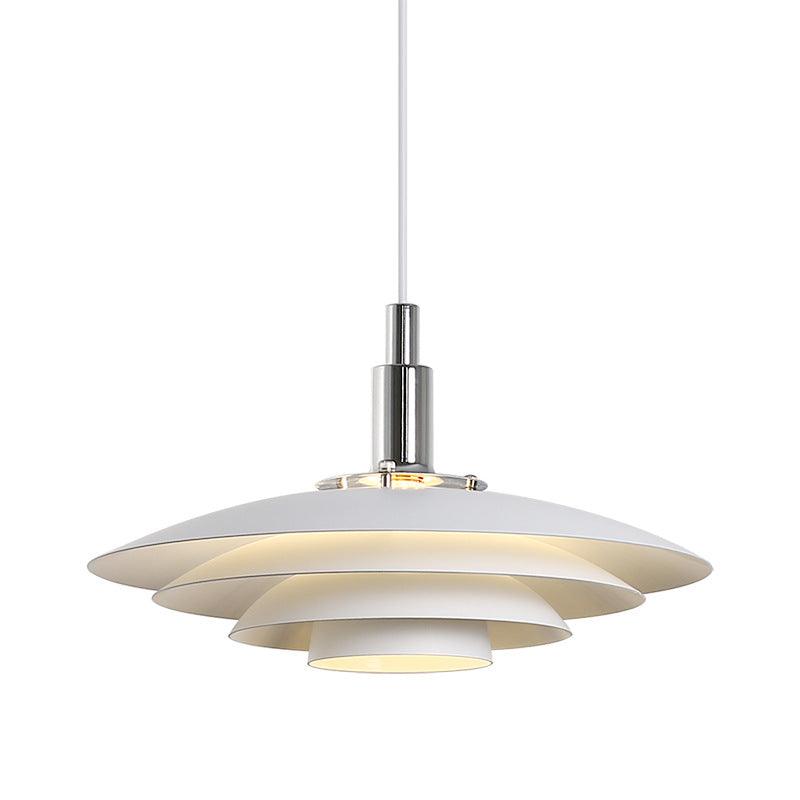 PH3 White Aluminum Multi-layer UFO Pendant Lamp - Moku Park