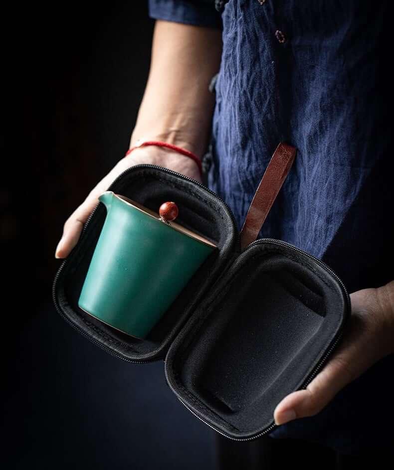 Pottery Glaze Travel Tea Set - 3 pcs - mokupark.com