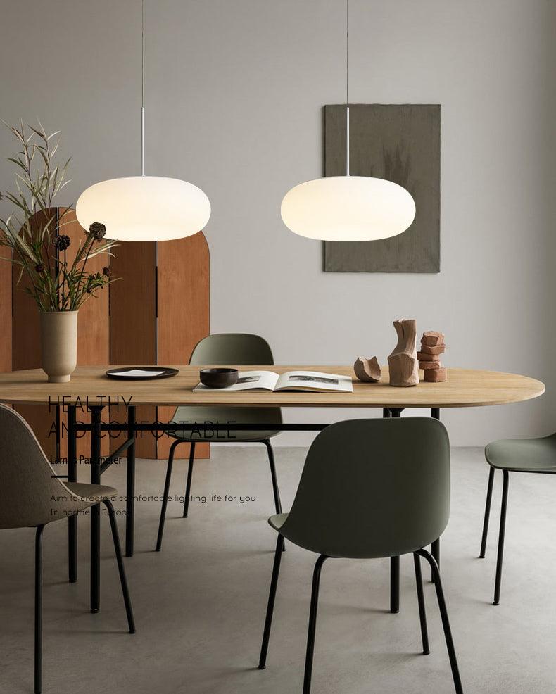Resin Round Ceiling Lamp - Moku Park