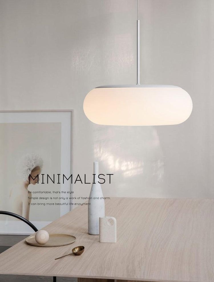Resin Round Ceiling Lamp - Moku Park