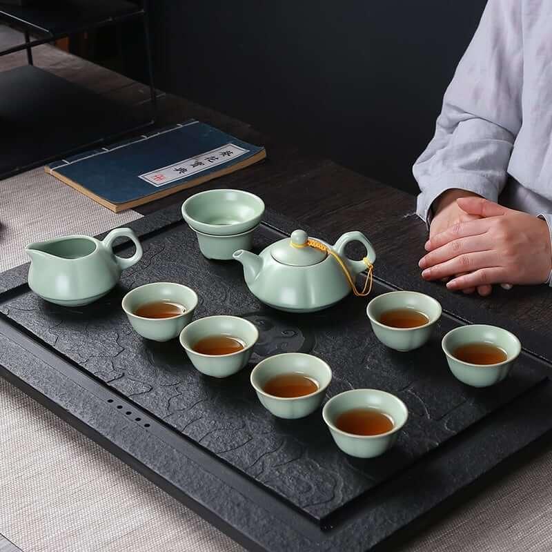 RU Cellar Ceramic Tea Set - 10 pcs - mokupark.com