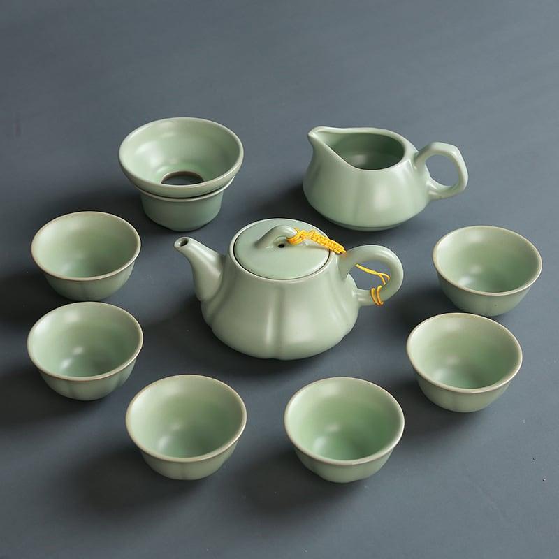 RU Cellar Ceramic Tea Set - 10 pcs - mokupark.com