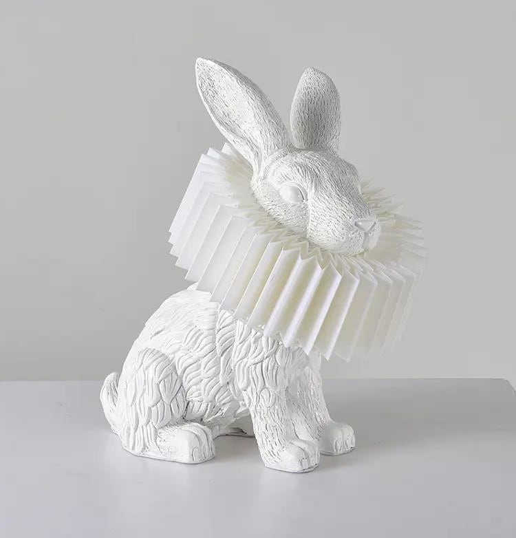 Resin Rabbit Decorative Table Lamp