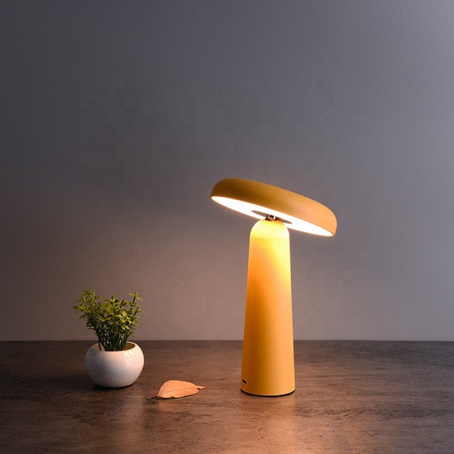 Shakeable USB Recharge LED Cordless Mushroom Table Lamp