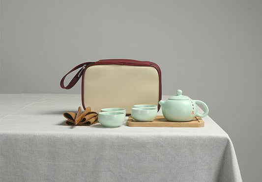 Portable Ceramic Kung Fu Tea Set - mokupark.com