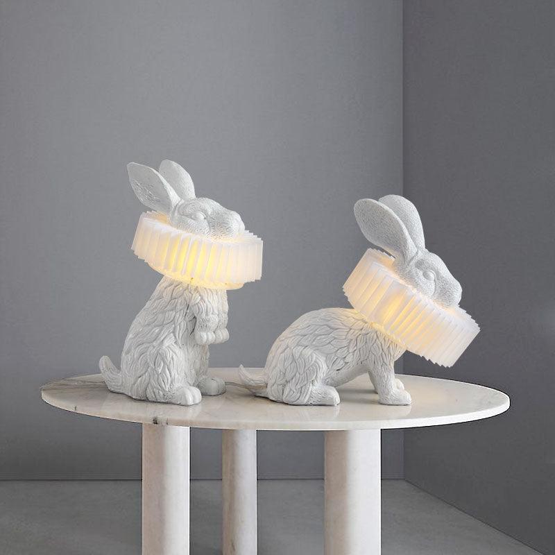 Resin Rabbit Decorative Table Lamp - Moku Park